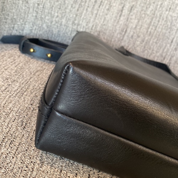 Madewell Zip Top Transport Tote True Black - Picture 11 of 16